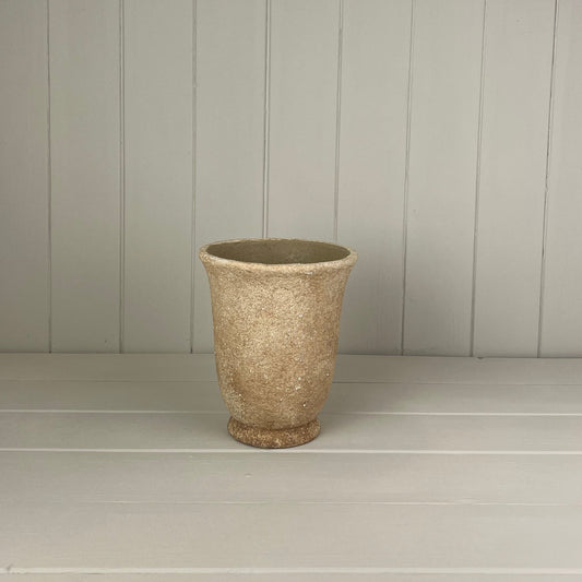 Tapered Clay Cement Pot