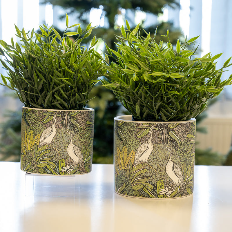 Green Stork Pots