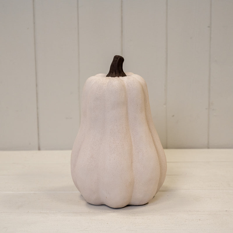 Cotton White Ceramic Pumpkin Collection