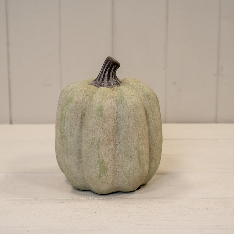 Dusty Green Ceramic Pumpkin Collection