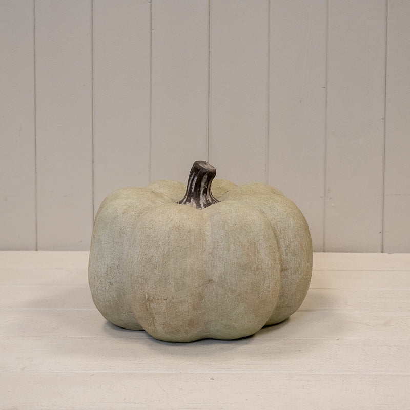 Dusty Green Ceramic Pumpkin Collection