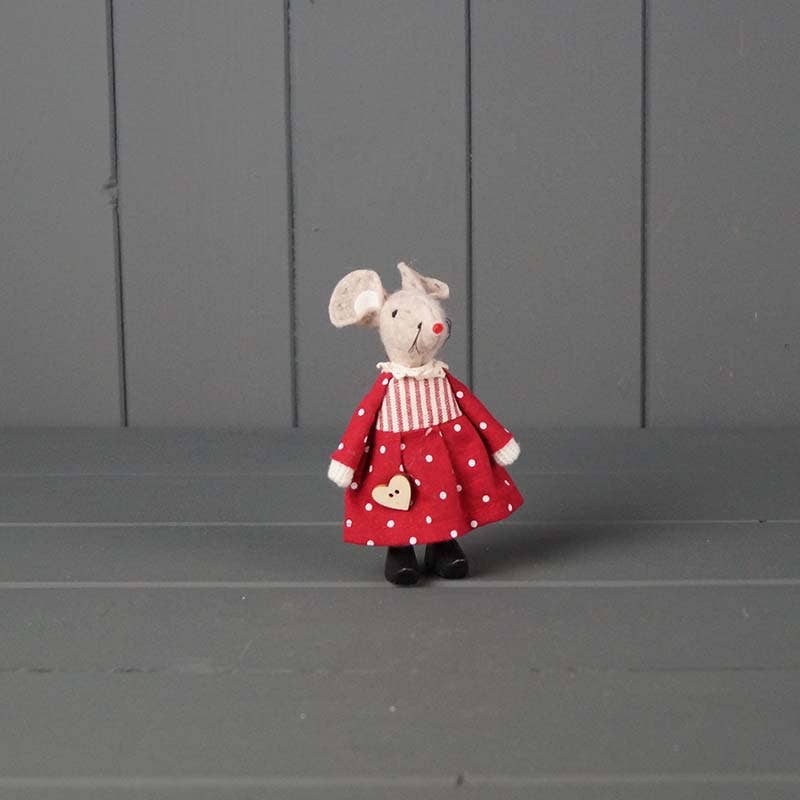 Fabric Mouse In Clogs