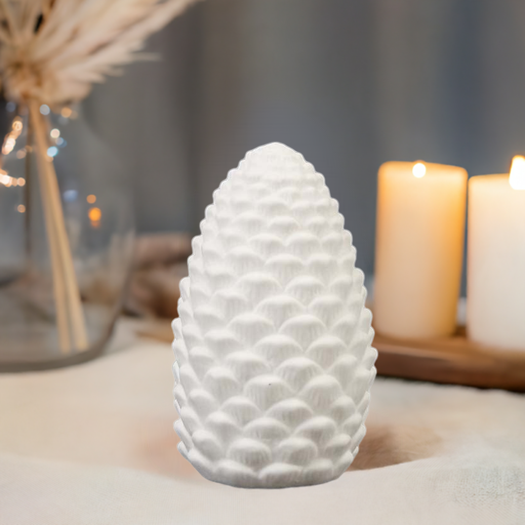 Ceramic Pinecone Light