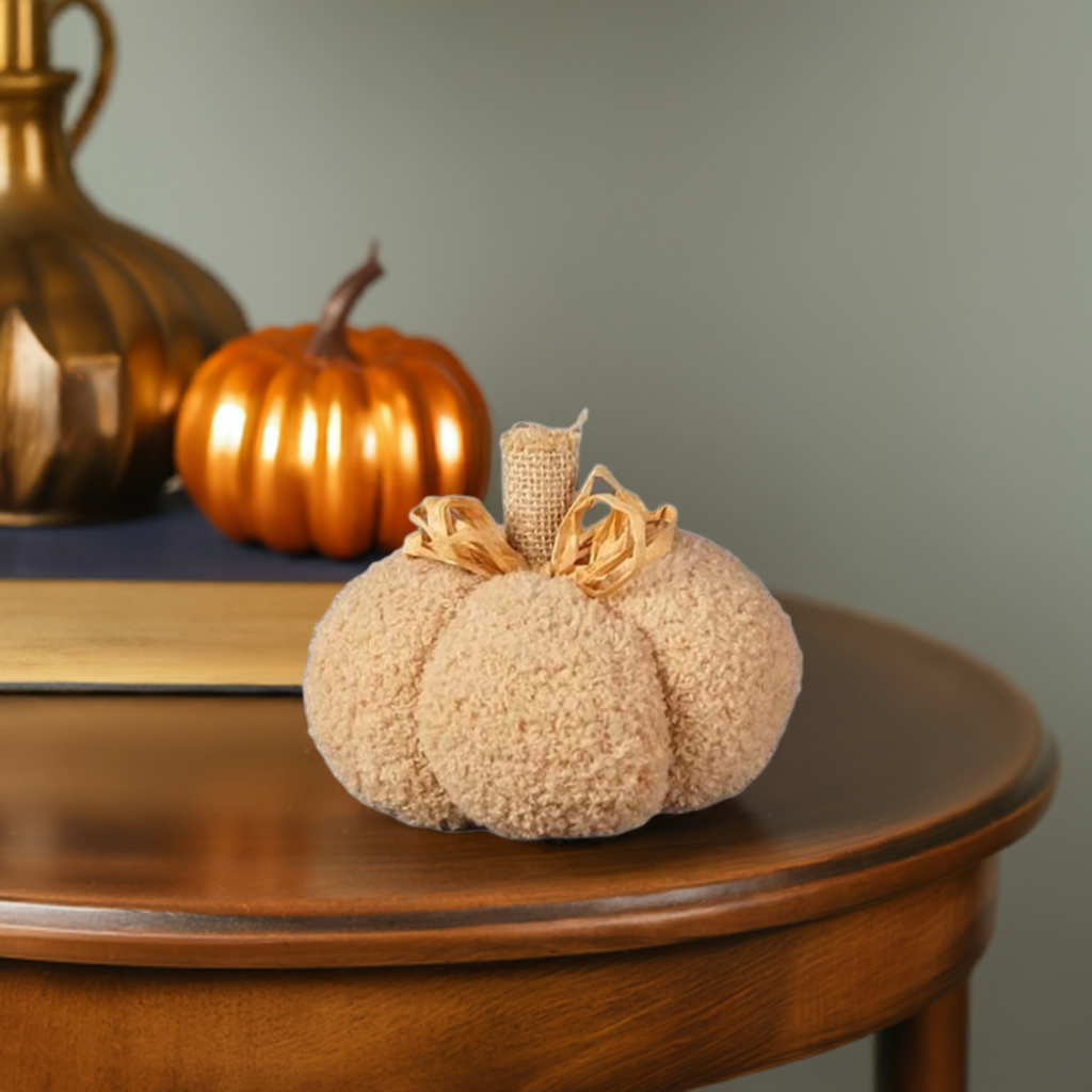 Caramel Fabric Pumpkin