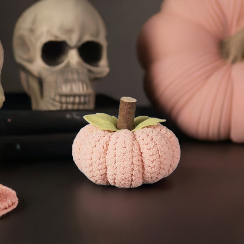 Pink Fabric Pumpkin