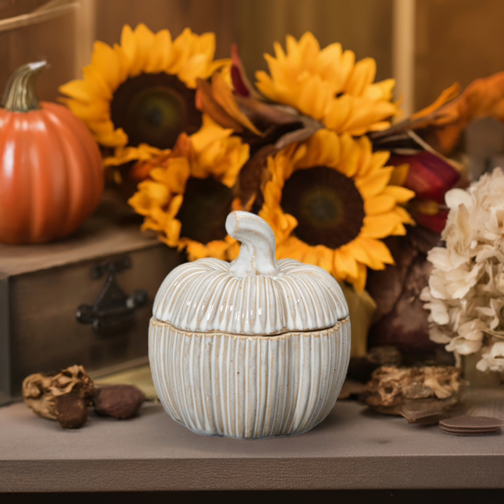 Pumpkin Pot with Lid