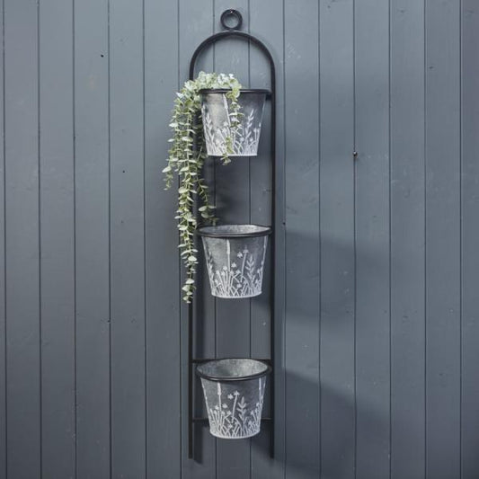 Meadow Wall Planter With Three Pots