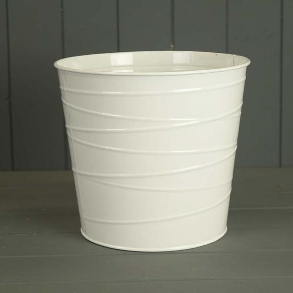 White Zinc Pot