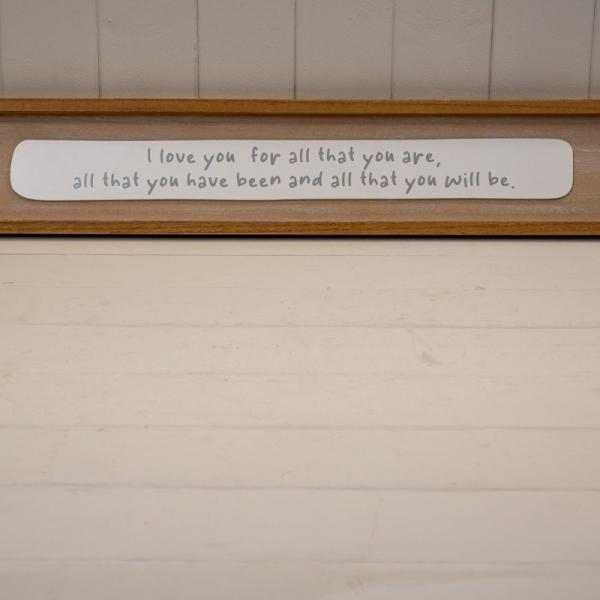 Rectangle Wooden Sign 'I Love You For All You Are All'