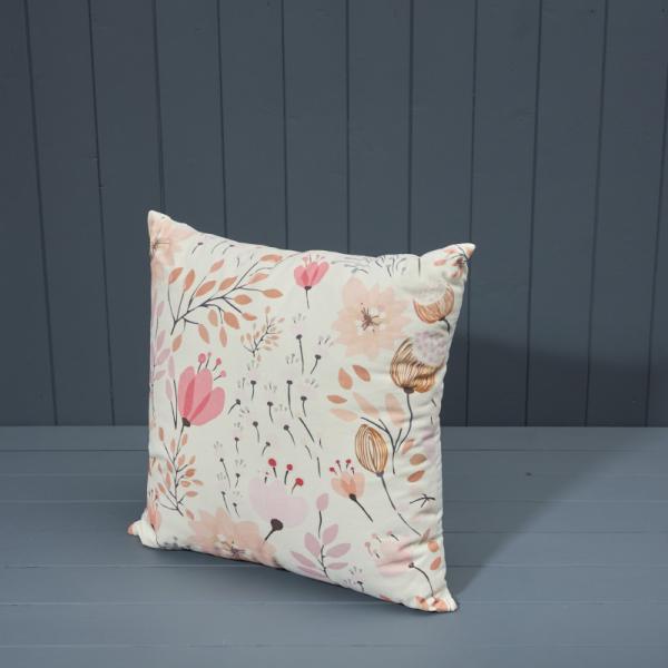 Handmade Cotton Floral Printed Cushion