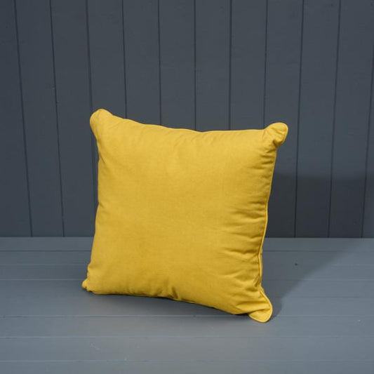 Handmade Cotton Yellow Cushion