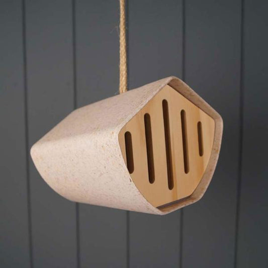 Natural Oatmeal Bamboo Butterfly House