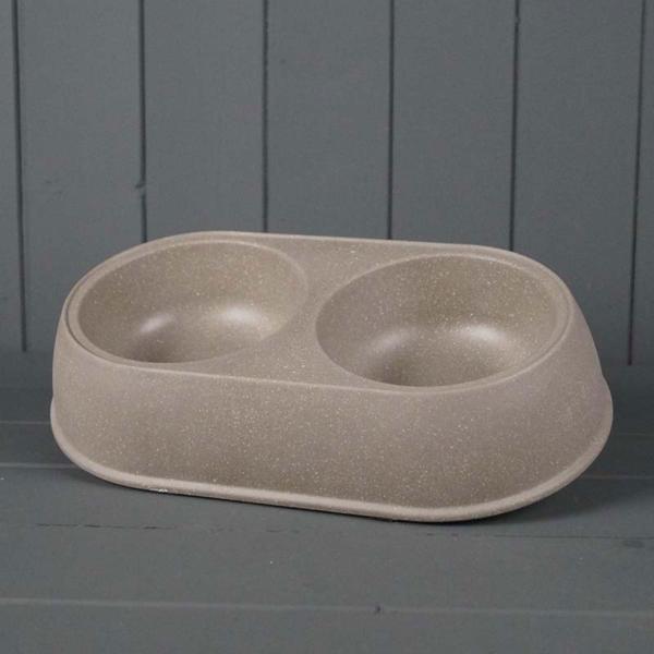 Straw Duo Pet Bowl