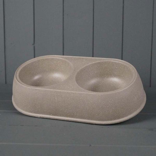 Straw Duo Pet Bowl