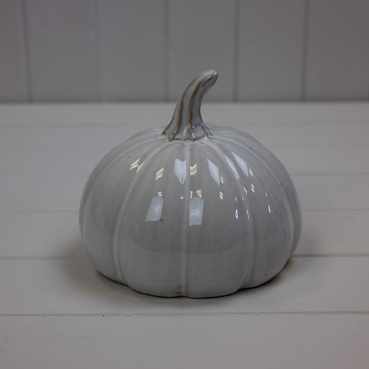 Glazed Ceramic Pumpkin