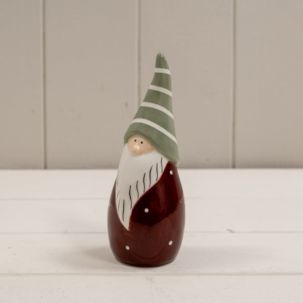 Red/White Ceramic Gonk Decoration