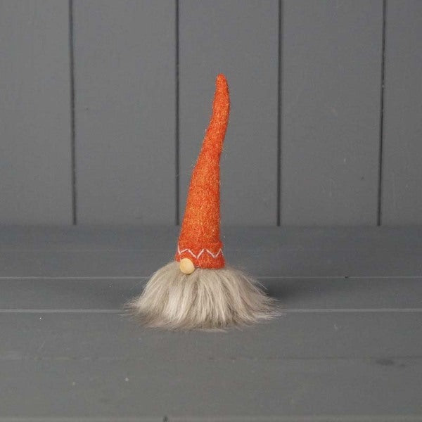 Fabric Gonk with Long Orange Hat