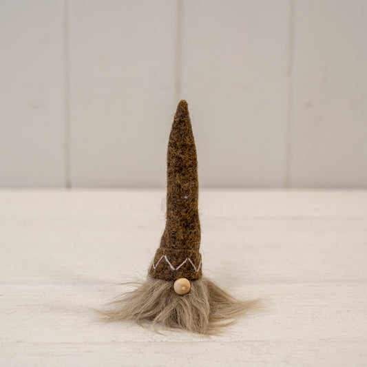 Fabric Gonk with Tall Brown Hat