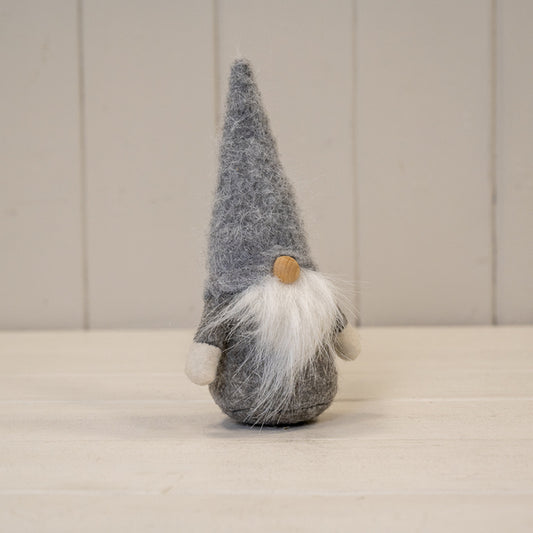 Grey Woolly Gonk with Beige Beard