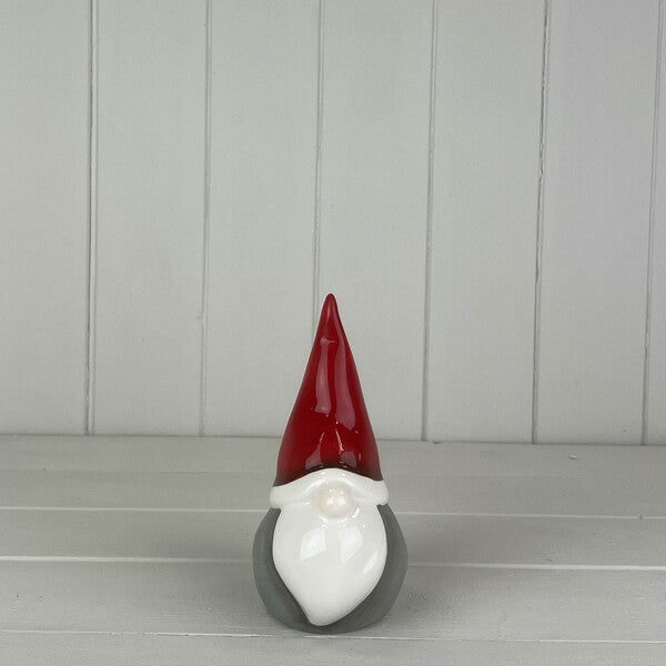 Grey/Red Ceramic Gonk