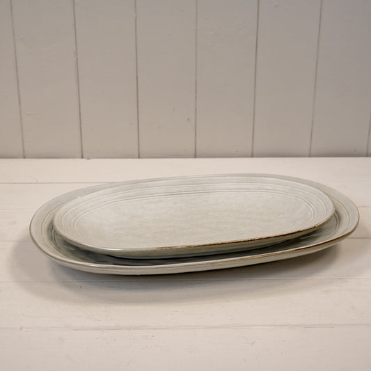 Stoneware Medium Oval Plate