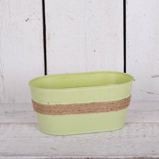 Green Hessian Band Trough