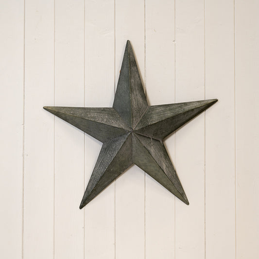Natural Grey Metal Star