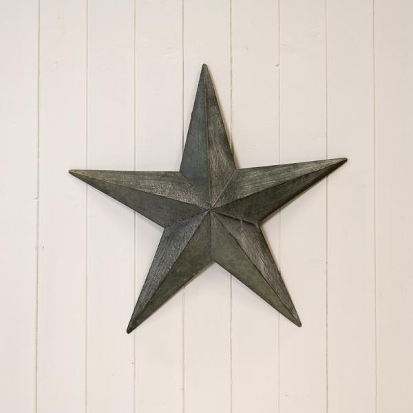 Natural Grey Metal Star