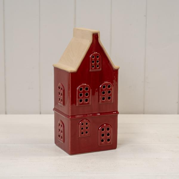 Large Red Ceramic LED Townhouse with Sand Roof