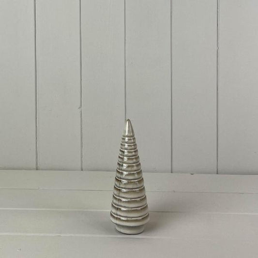 Beige Mottle Ceramic Tree Decoration