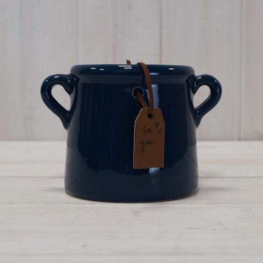 Blue "For You" Pot