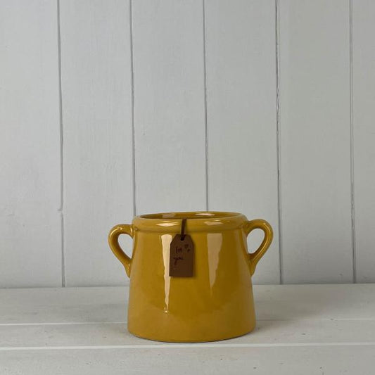 Burnt Yellow "For You" Pot