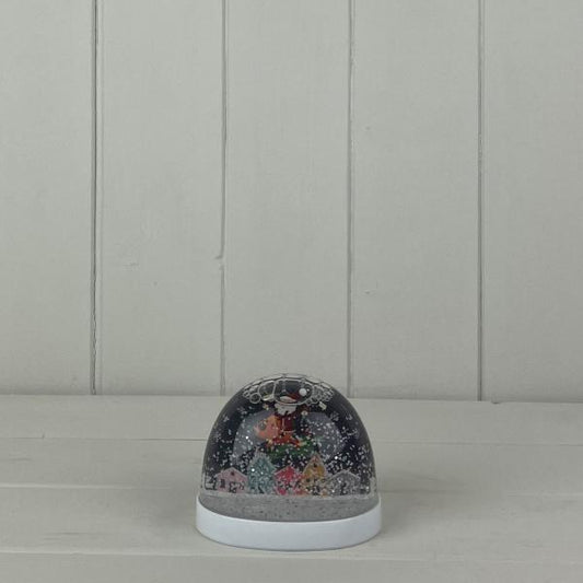 Snow Globe with Santa and Reindeer