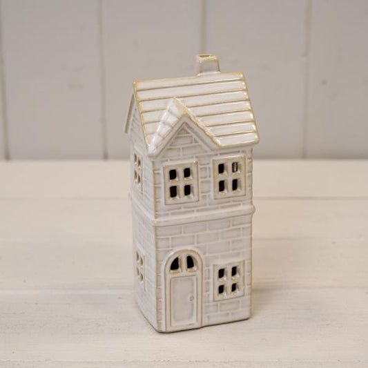 Small Glazed Ceramic LED Townhouse