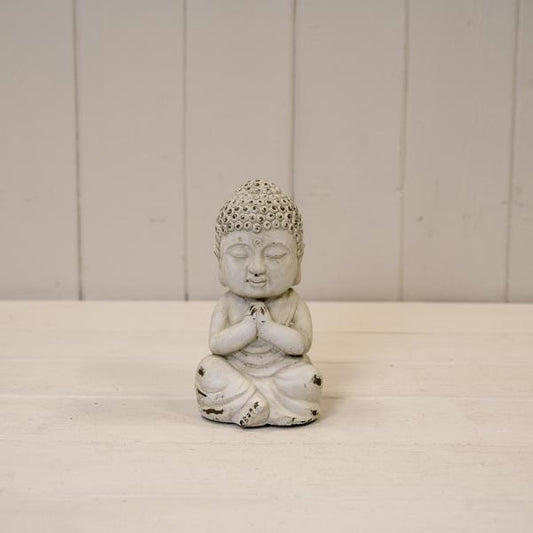 White Praying Buddha
