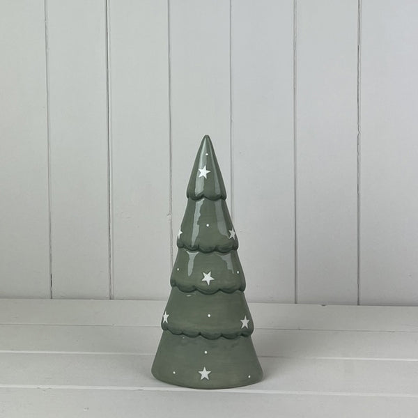 Light Green Ceramic Tree Decoration