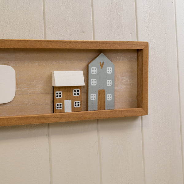 Rectangle Wooden Sign 'Friends Are The People Who Make You Smile'