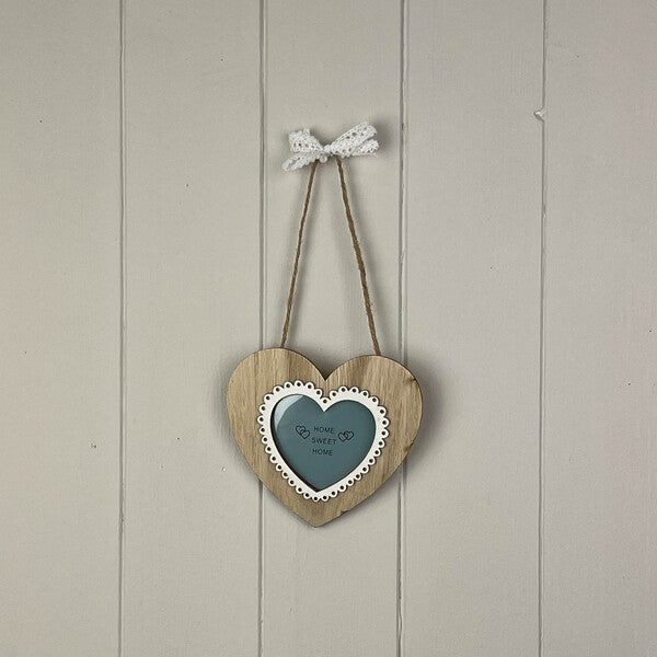 Hanging Heart Shaped Photo Frame