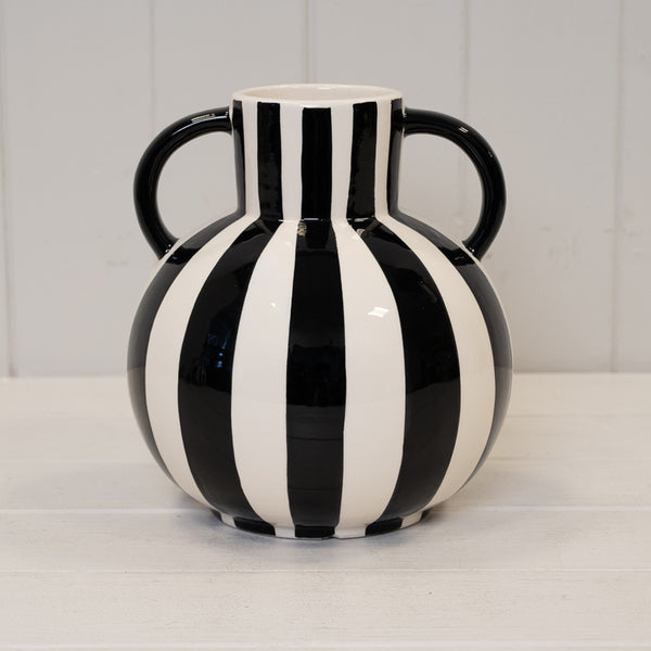Striped Statement Vase