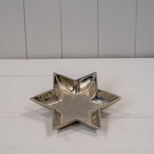 Silver Star Shape Plate