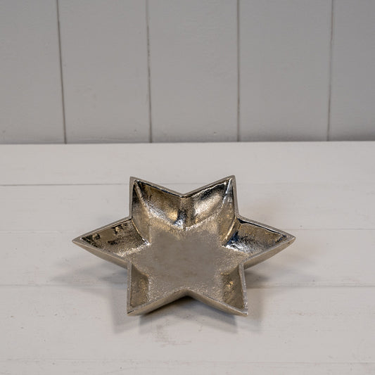 Silver Star Shape Plate