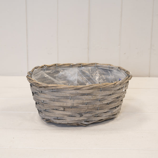 Oval Greywashed Trough