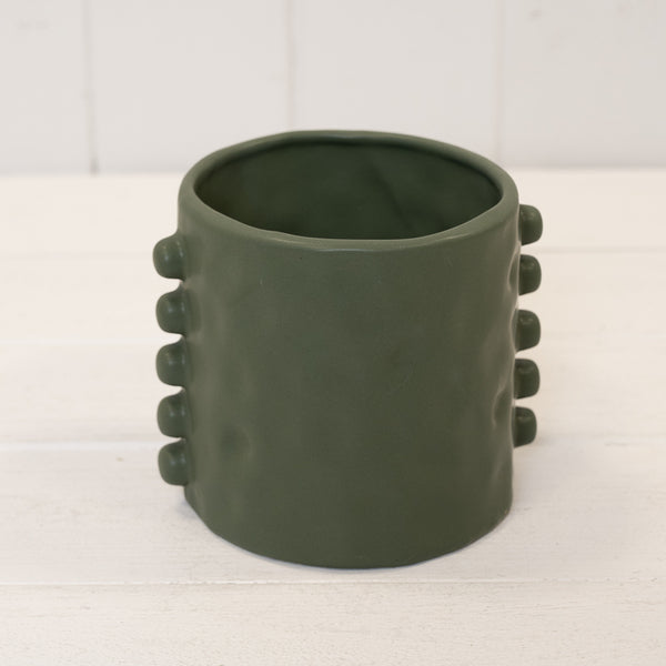 Dimpled Planter with Bobbins