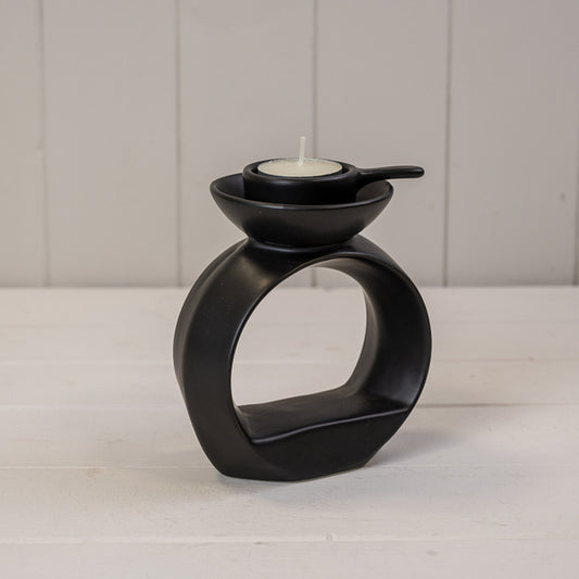 Black Ceramic Wax/Oil Burner