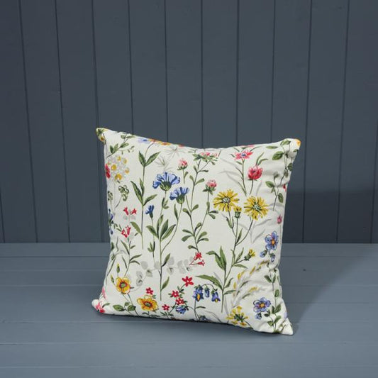 Handmade Cotton Floral Printed Cushion