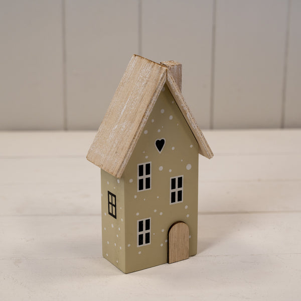 Sage Green Wooden House