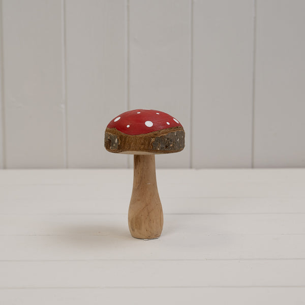 Red Wooden Toadstool