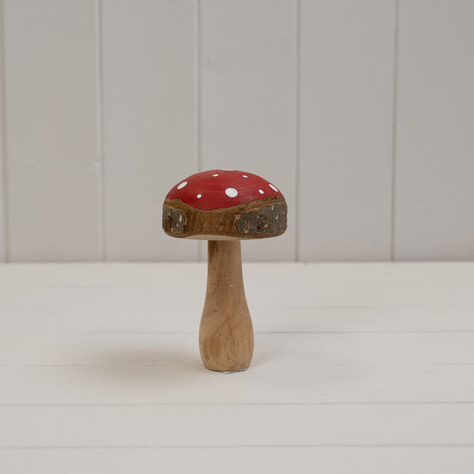 Red Wooden Toadstool