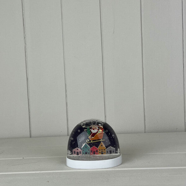 Snow Globe with Santa in His Sleigh