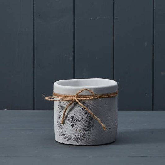 White Bee Pot